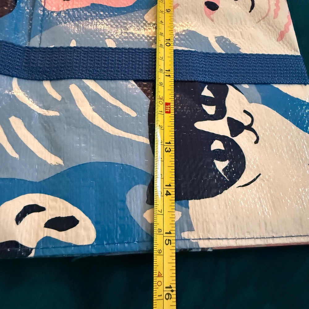 Blue Q Very Best Quality Shoulder Tote Bag Cats Terri Fry Kasuba 2021 Blue - Picture 12 of 16